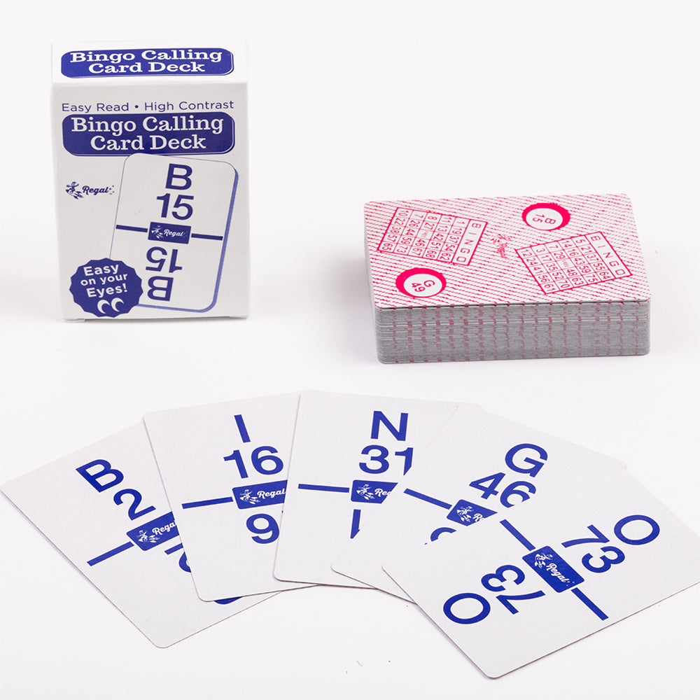 bingo calling cards, bingo cards, high contrast bingo cards, heavy duty bingo cards, seniors bingo, kids bingo, bingo accessories