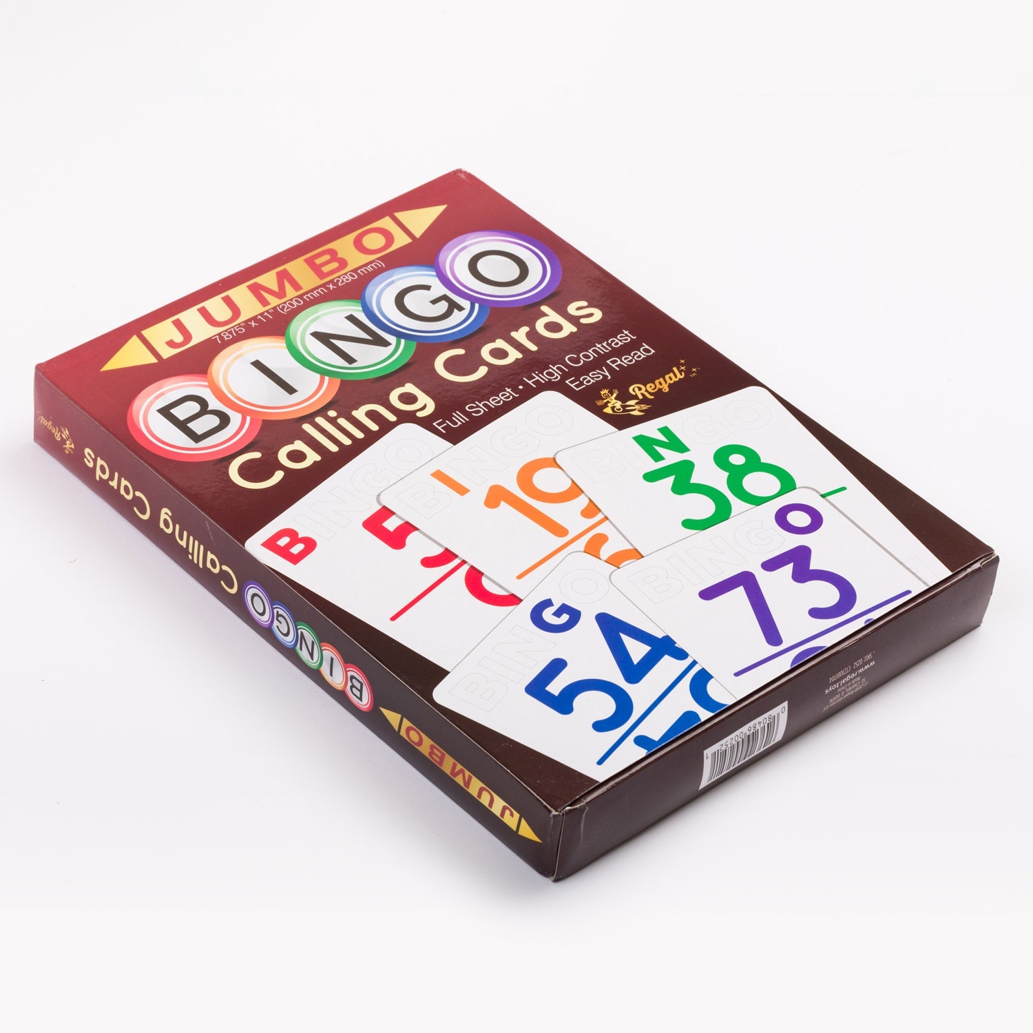 jumbo bingo calling cards, bingo calling cards, bingo cards, high contrast bingo cards, heavy duty bingo cards, seniors bingo, kids bingo, bingo accessories