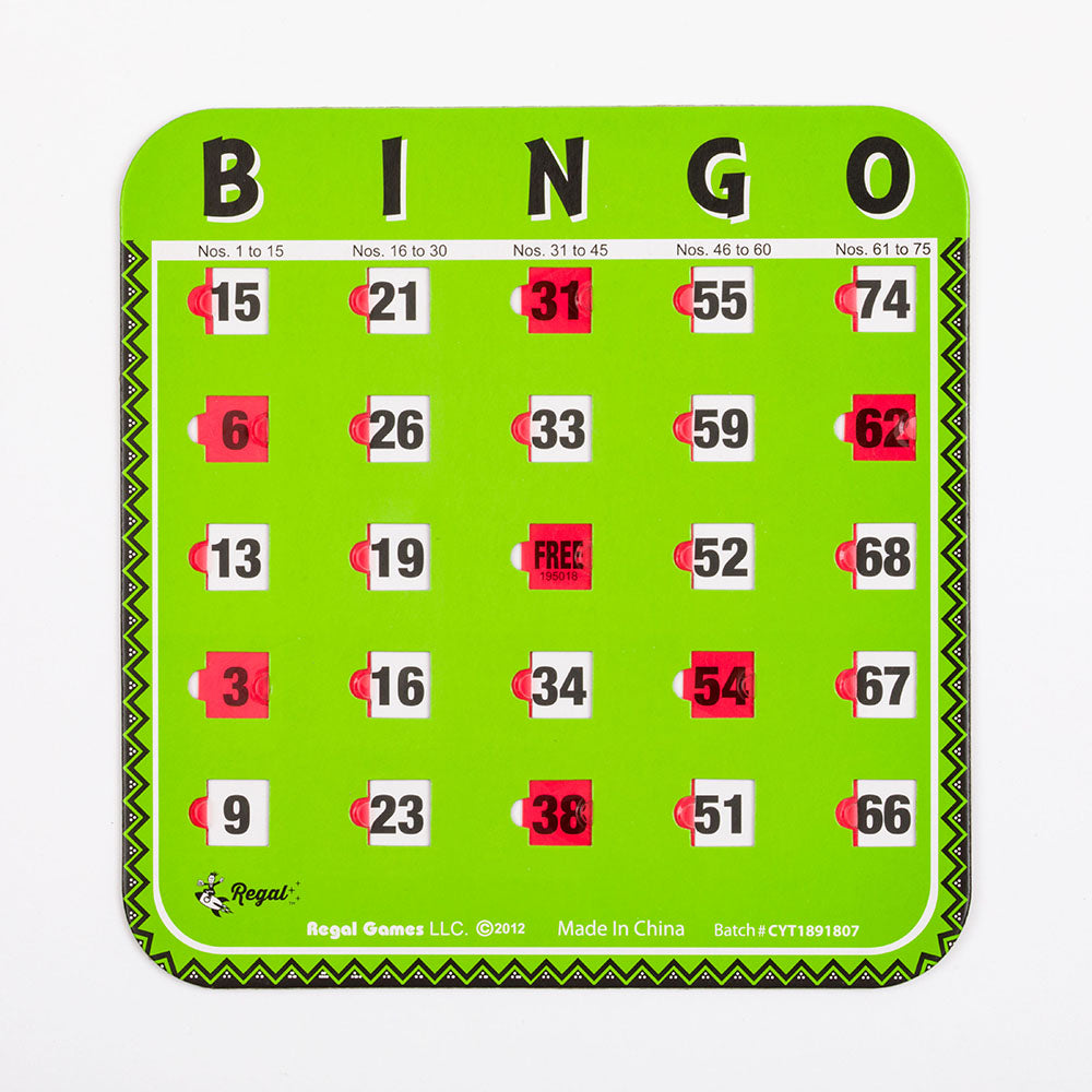 bingo card, regal games bingo cards, bingo accessory, bingo accessories, adult bingo, seniors bingo, childrens bingo, kid bingo, bingo sets