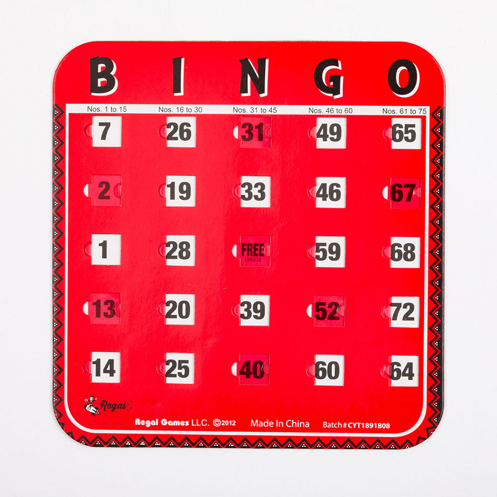 bingo card, regal games bingo cards, bingo accessory, bingo accessories, adult bingo, seniors bingo, childrens bingo, kid bingo, bingo sets